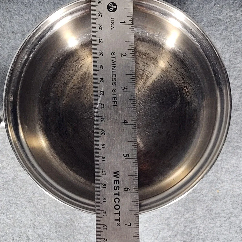 Vintage Regal 18-8 3Ply Floral Design Stainless Steel Cookware Set 5 USA